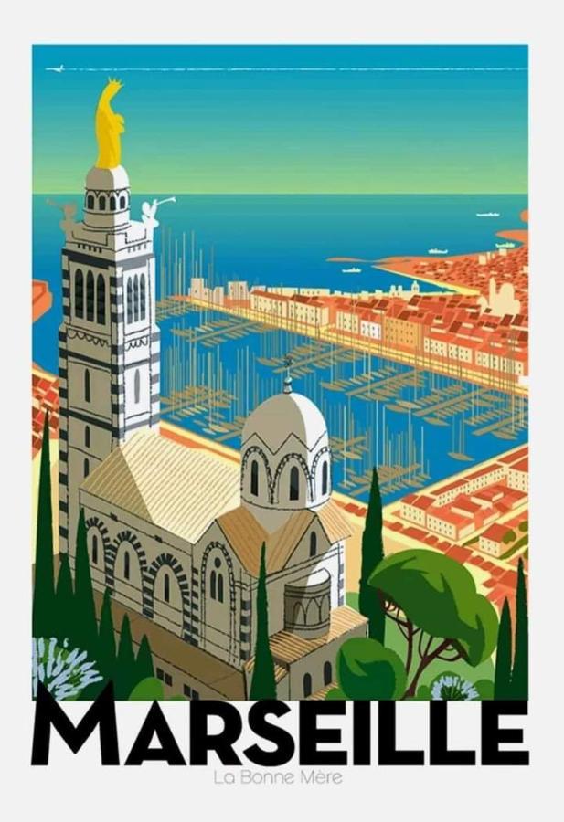 Appartement Cosy T2 - 4 Personnes -Proche De La Mer Marseille Luaran gambar